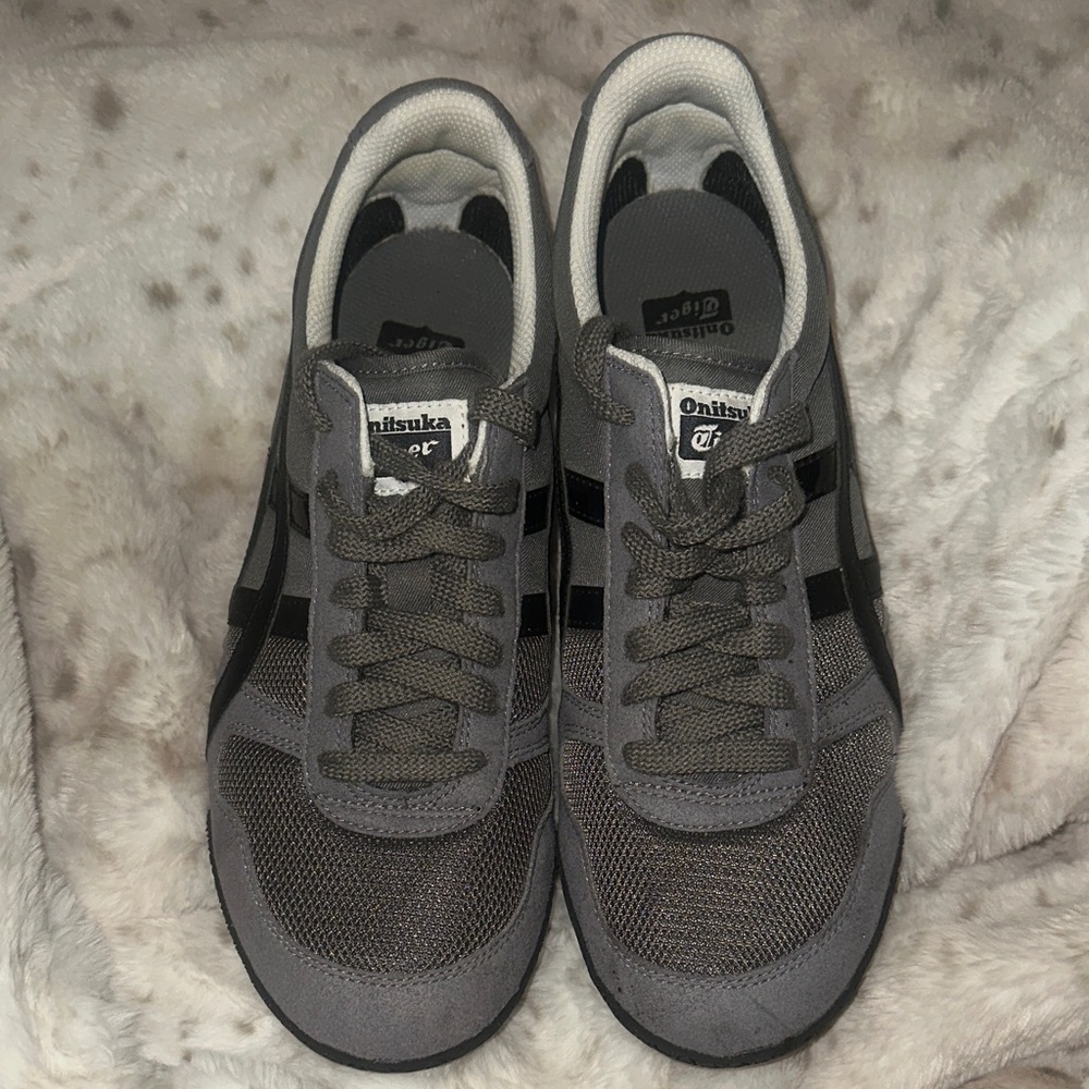 Onitsuka Tiger by Asics Gray and Black Sneakers